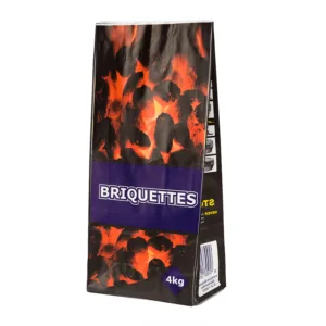 BRIQUETTE PRINTED BAG 4KG (1x100)