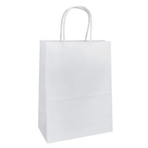 PAPER CARRIER TWIST HANDLE WHITE HANDYPAK 300+160x430