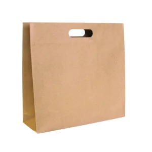H-SELECT PAPER CARRIER BAG OPOL HANDLE MEDIUM BROWN