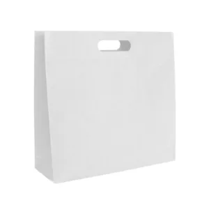 H-SELECT PAPER CARRIER BAG OPOL HANDLE MEDIUM WHITE