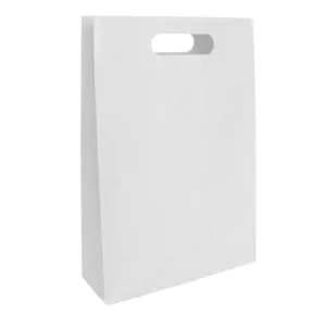 H-SELECT PAPER CARRIER BAG OPOL HANDLE LARGE WHITE