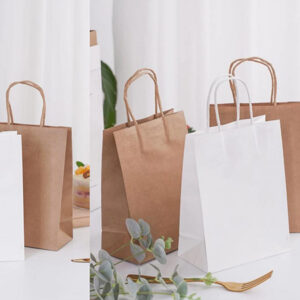 Paper Carrier Bags With Twist Handle