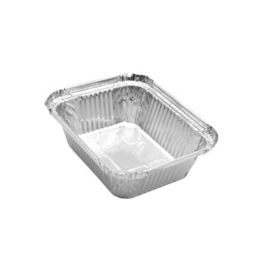 ALUMINIUM CATERING TRAY 465ml 147x122mm (1x100)