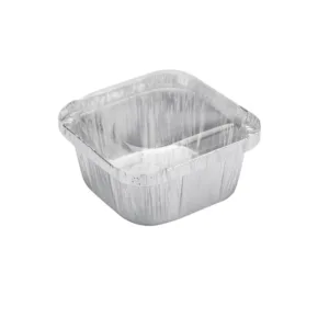 ALUMINIUM BAKING TRAY 190ml 100x100mm