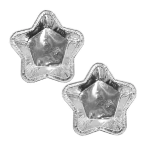 ALUMINIUM TRAY MINI STAR SHAPED  (1x25)