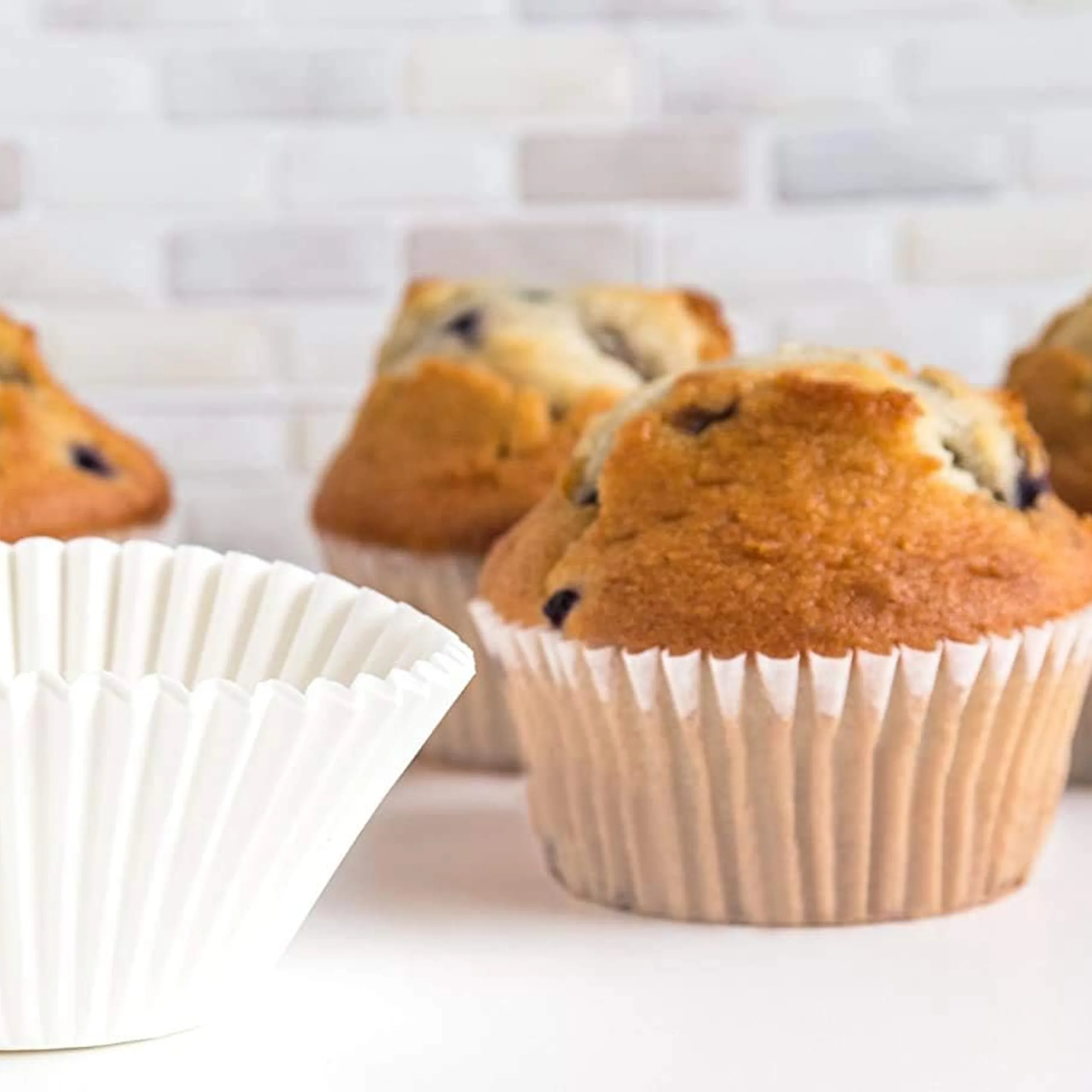 PAPER BAKING CUP WHITE JUMBO MUFFIN 15cm