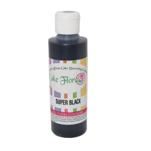 BAKING GEL COLOURS CAKE FLORA SUPER BLACK 150ml
