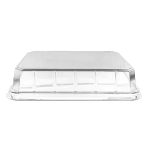 BAKERY TRAY LID MEDIUM CLEAR 245x185x50mm (L355)