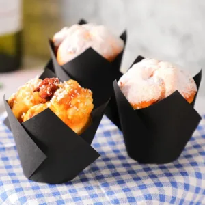 CAROUSEL MUFFIN CUP FANCY FLOWER (1x12)