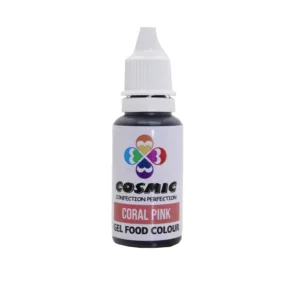 COSMIC GEL FOOD COLOUR 25g CORAL PINK