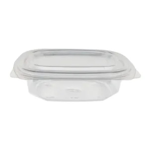 CLEAR TUBS WITH CLAM LIDS 350ml