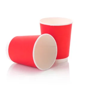 DOUBLE WALL RED CUP 250ml (1x25)