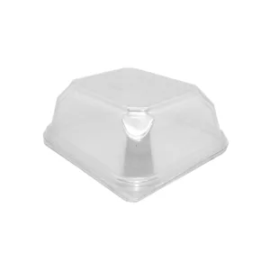 PLASTIC CLEAR DOME FIT 60D TRAY  150x145x49mm B158