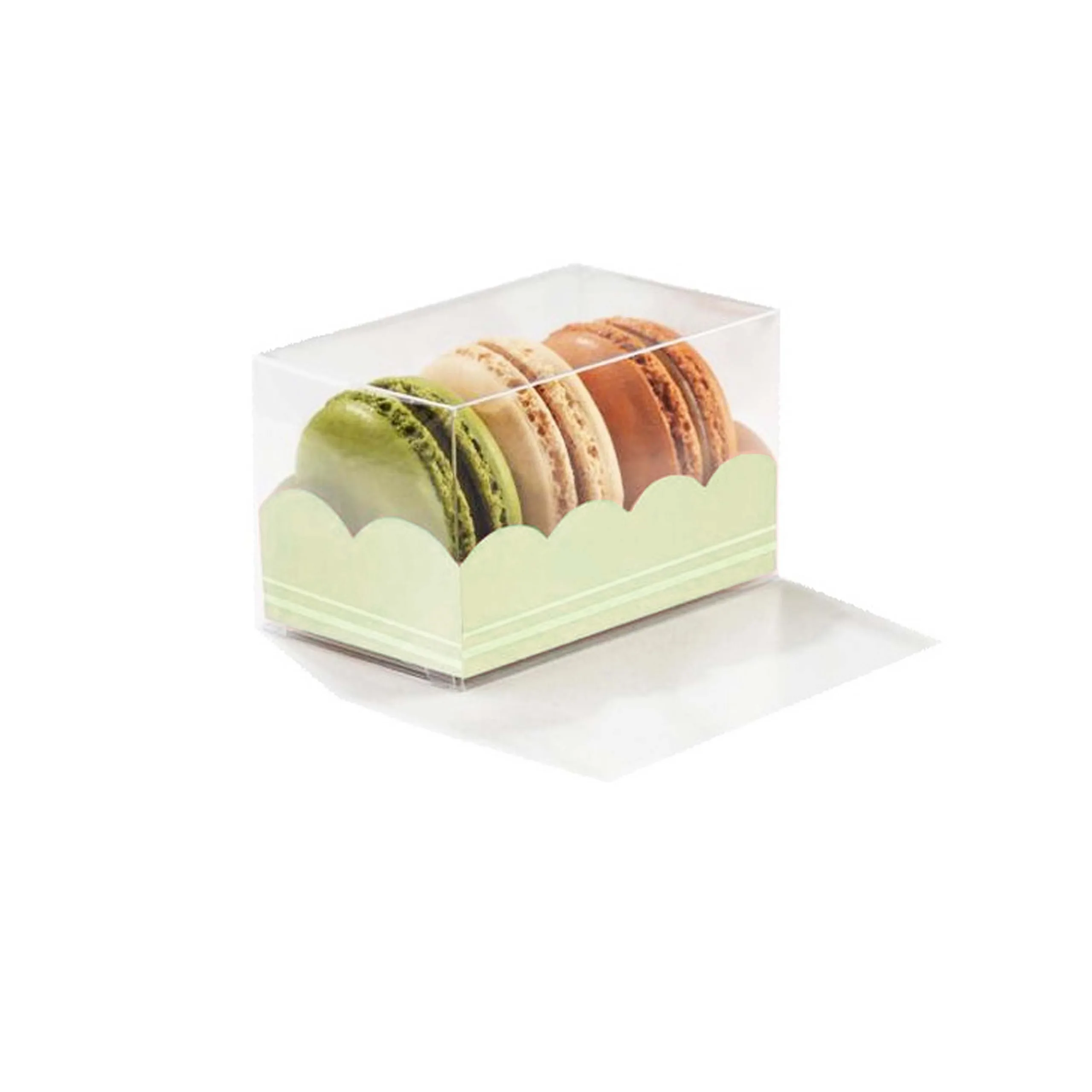 PVC MACARON BOX 8x5x5cm MINT