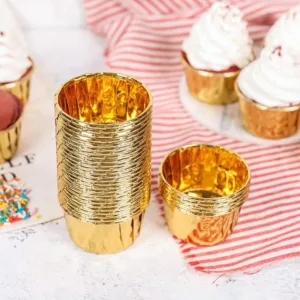 MUFFIN CUP GOLD 7cm (1x20)
