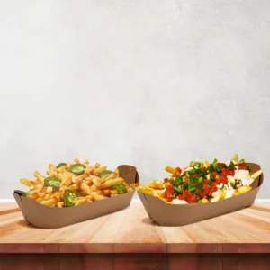 KRAFT BOAT SHAPE SMALL 20.5x11x3.4cm (1x50)