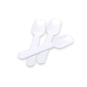 PLASTIC ICE CREAM PADDLE WHITE (1x500)
