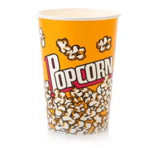 PRINTED POPCORN BUCKET PLASTIC 19x15cm
