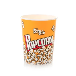 PRINTED POPCORN BUCKET PLASTIC 14x18cm
