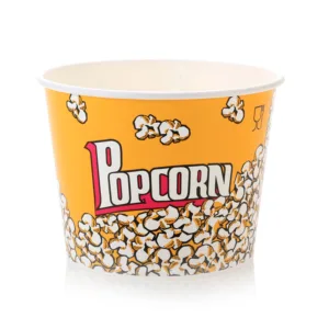 PRINTED POPCORN BUCKET PLASTIC 18x18cm
