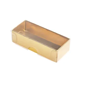 PVC BOX GOLD BASE 3 TRUFFLE 37x91x26mm