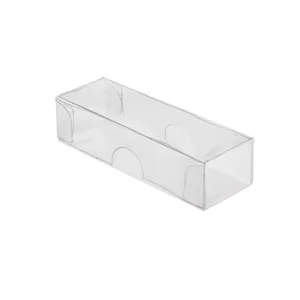 PVC BOX 3 TRUFFLE CLEAR 100x35x23mm
