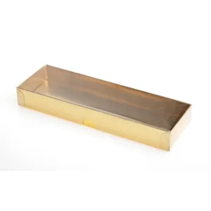 PVC BOX 6 TRUFFLE GOLD 199x40x20mm