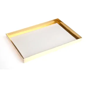 PVC BOX GOLD BASE 500g CHOC 383x250x30mm