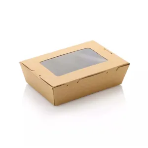 KRAFT DELI SALAD BOX WITH WINDOW 500ml (1x50)