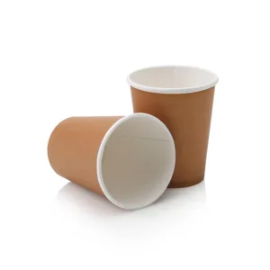 SINGLE WALL BROWN CUP 250ml
