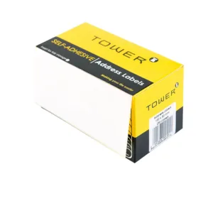 TOWER  SELF ADHESIVE ADDRESS LABELS 100x50mm  (250 LABELS)