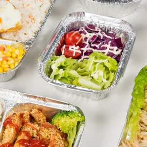 ALUMINIUM CATERING TRAY 465ml 147x122mm