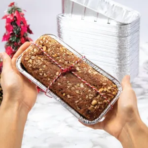 ALUMINIUM LOAF PAN LARGE 950ml 220x114mm