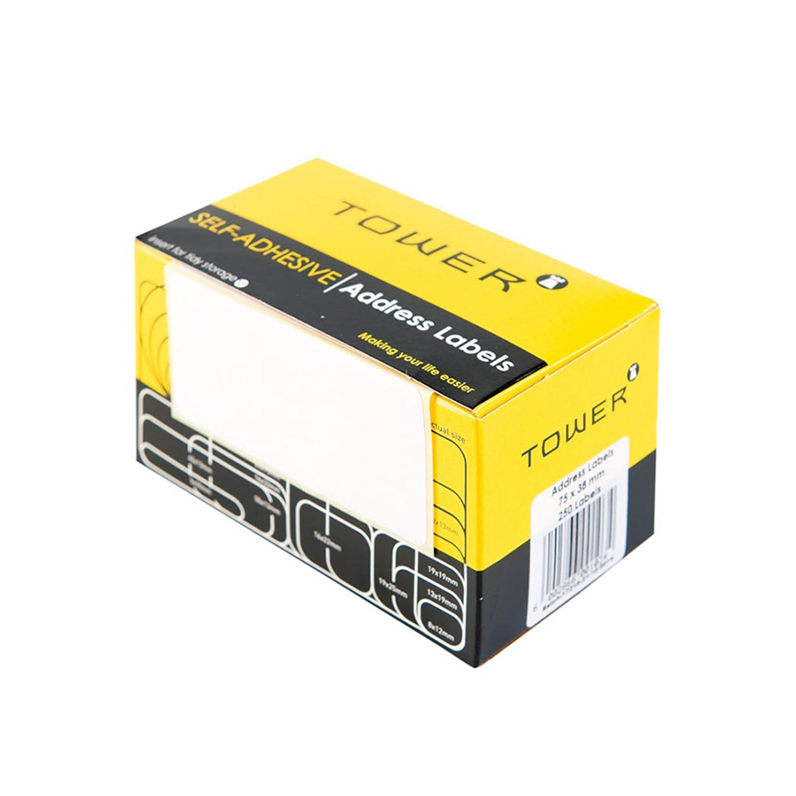 HERMA Self Adhesive Removable Labels, 24 Labels Per A4 Sheet, 25 Sheets