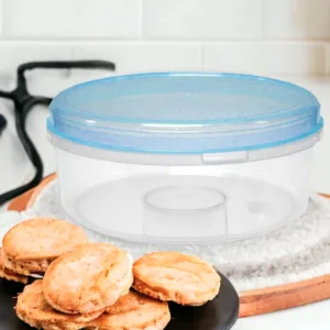 BISCUIT BARREL WITH COLOUR LID MIDI