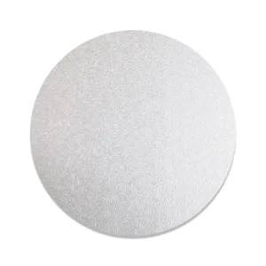 CAKE BOARD THICK ROUND SILVER 15" (TBD)