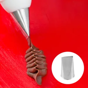 ATECO STRAIGHT ROSE TUBE NOZZLE -127 STAINLESS STEEL