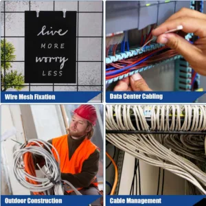 CABLE TIE 150mm WHITE (1x100)