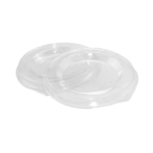 PLASTIC CLEAR ROUND LIDS MEDIUM 120 DIAM W231