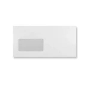 ENVELOPES DL SEAL EASY WINDOW WHITE 110x220mm