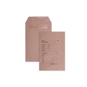 ENVELOPES MANILA PRINTED WAGE 152x102mm