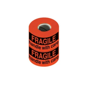 TOWER  FLUORESCENT ROLL "FRAGILE"  55x162mm  (250 LABELS)