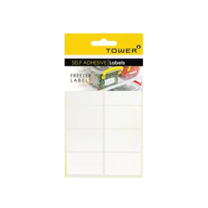 TOWER  SELF ADHESIVE FREEZER LABELS 32x50mm  (100 LABELS)