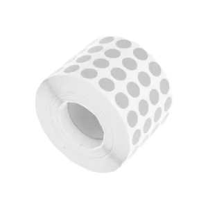 DAYGLO LABEL ROUND 13mm SILVER (1 x 5000)