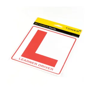 TOWER  "LEARNER SIGN" DECAL  162x172mm