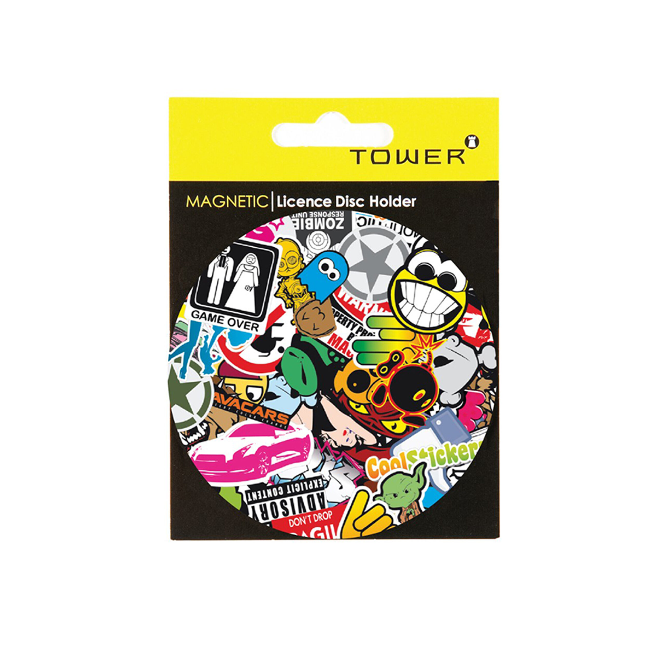 TOWER  MAGNETIC
LICENCE DISC
HOLDER  "STICKER
BOMB"
