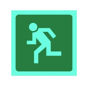 TOWER "MAN RUNNING" SIGNAGE 190x190mm LEFT (TBD)