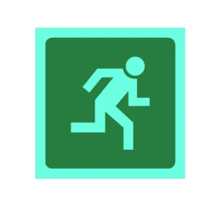 TOWER "MAN RUNNING" SIGNAGE 190x190mm RIGHT (TBD)