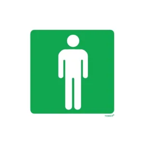 TOWER  "MENS TOILET" SIGNAGE  150x150mm