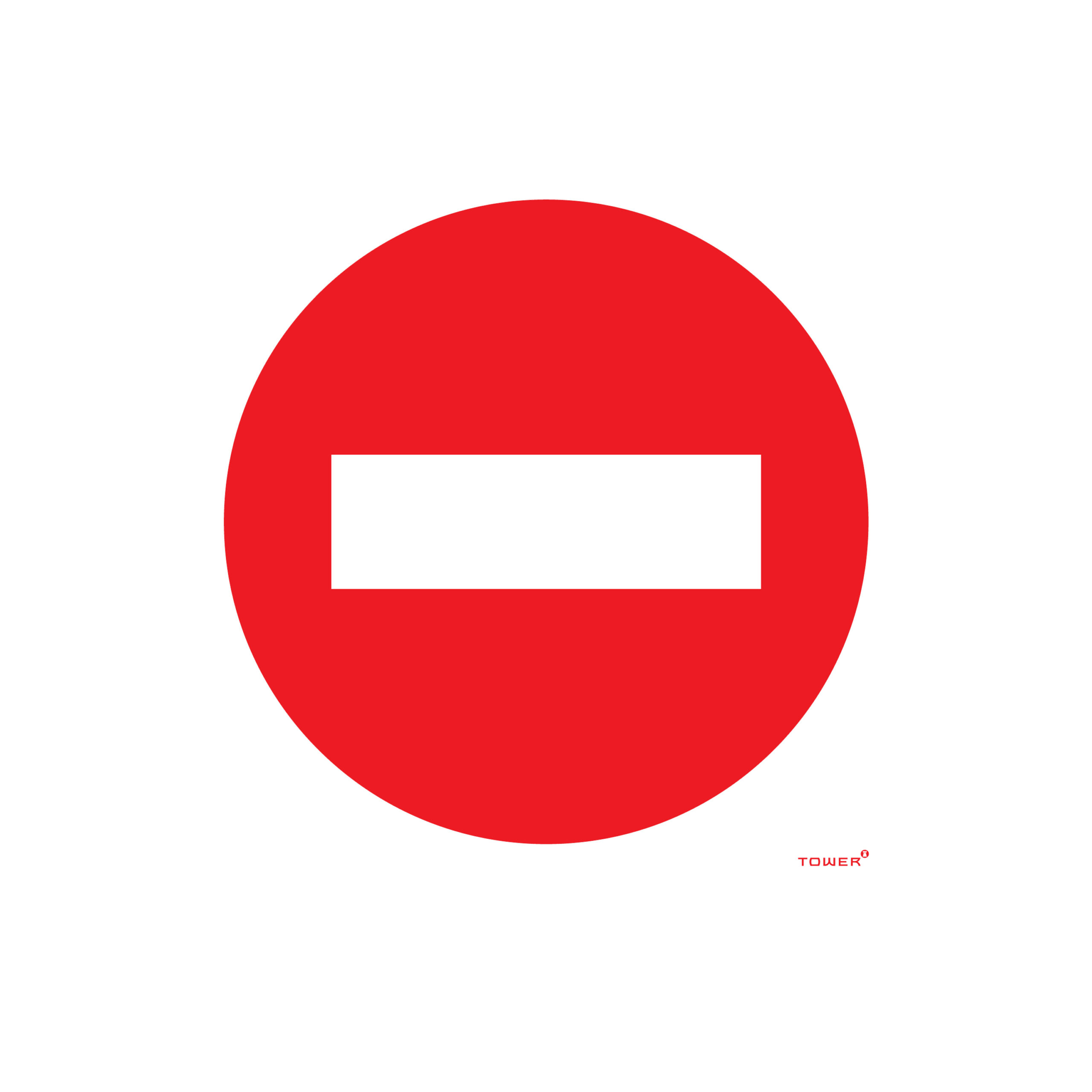 TOWER  "NO
ENTRY" SIGNAGE 
150x150mm
